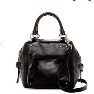 Marc Jacobs Cube 25 Leather Satchel- Black